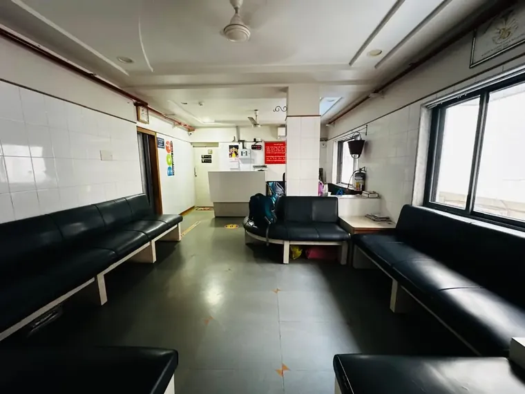 Patient waiting area at Vardhaman Hospital